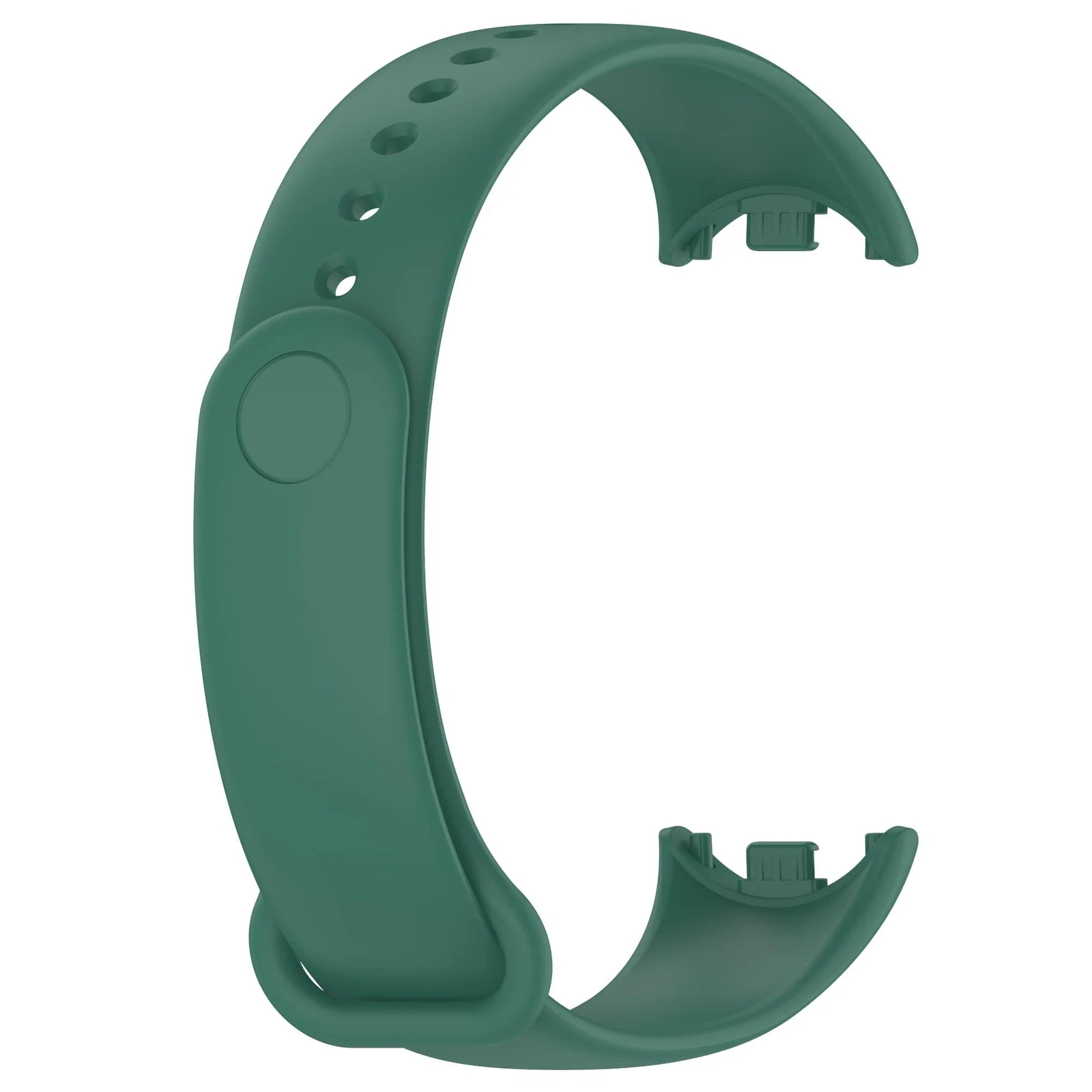 DL3 Mobilak Band Compatible with Xiaomi Mi Band 10/9/8 Replacement Strap, Silicone Skin-Friendly Wrist Strap Adjustable Sports Wristbands for Women Men Xiaomi Smart Band 8/9/10 - Pine Green