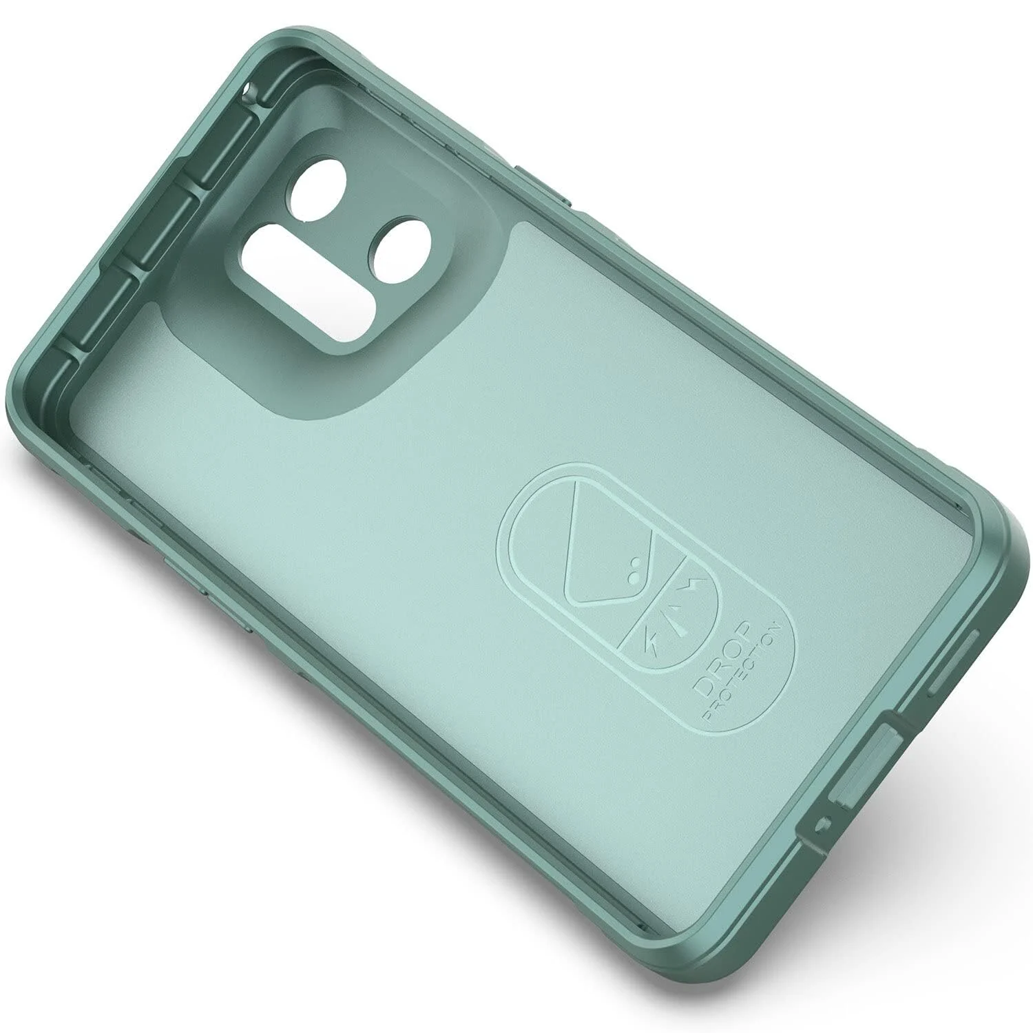DL3 Mobilak Flexible Silicone and TPU Protective Case with Camera Protection for OPPO Find X5 Pro - Green
