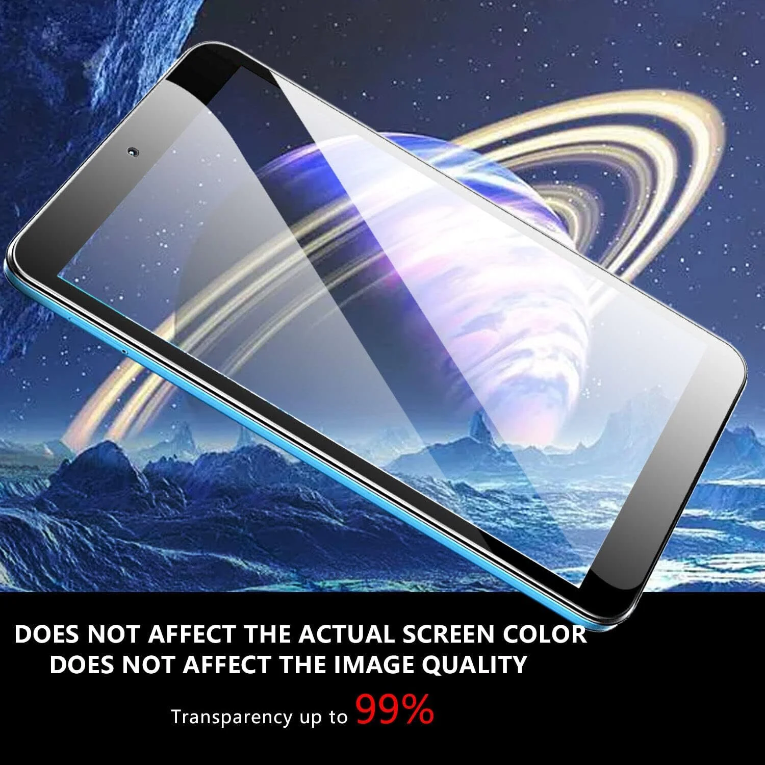 DL3 Mobilak Screen Protector For Nokia T10 8 Inch Tablet Tempered Glass Film [HD Crystal ] [Easy Installation] [Scratch Resistant] [9H Hardness] - Clear