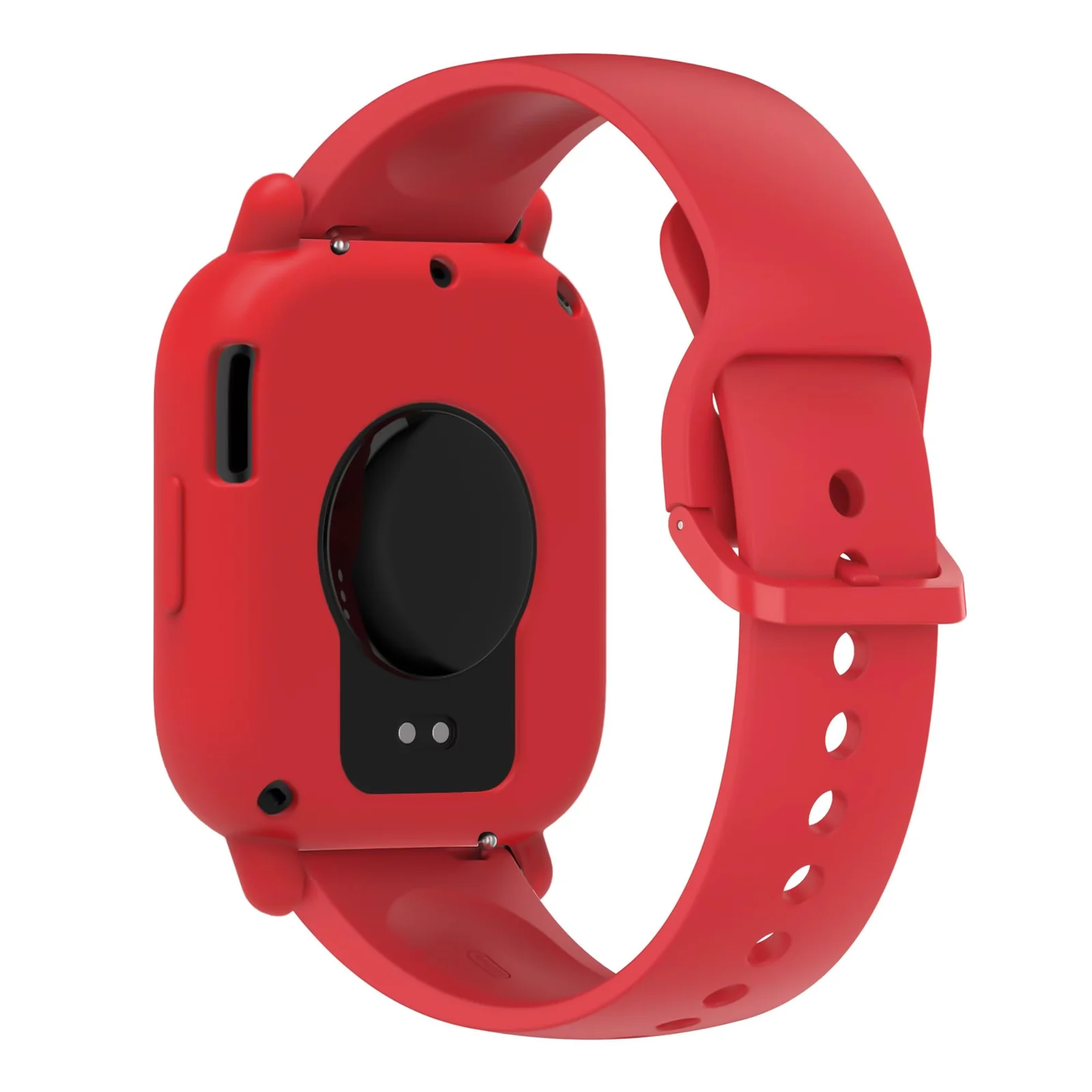 DL3 MOBILAK Soft TPU Watch Bumper Case for Xiaomi Redmi Watch 5 Lite, Red