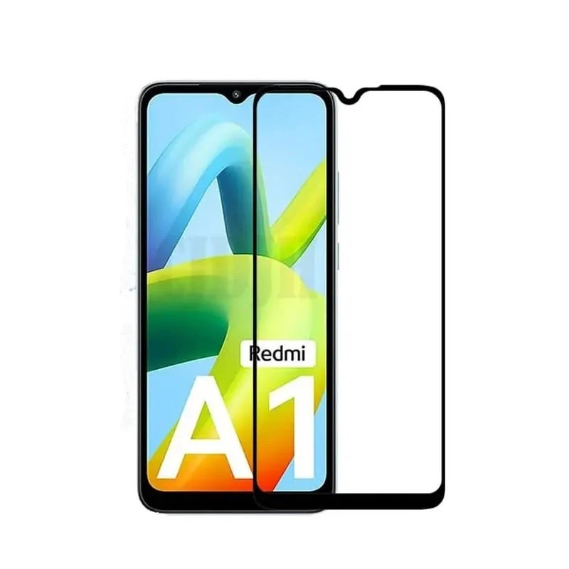 DL3 Mobilak 5D Full Glass Screen Protector For Xiaomi Redmi A1 Plus 5D Black Frame - Clear