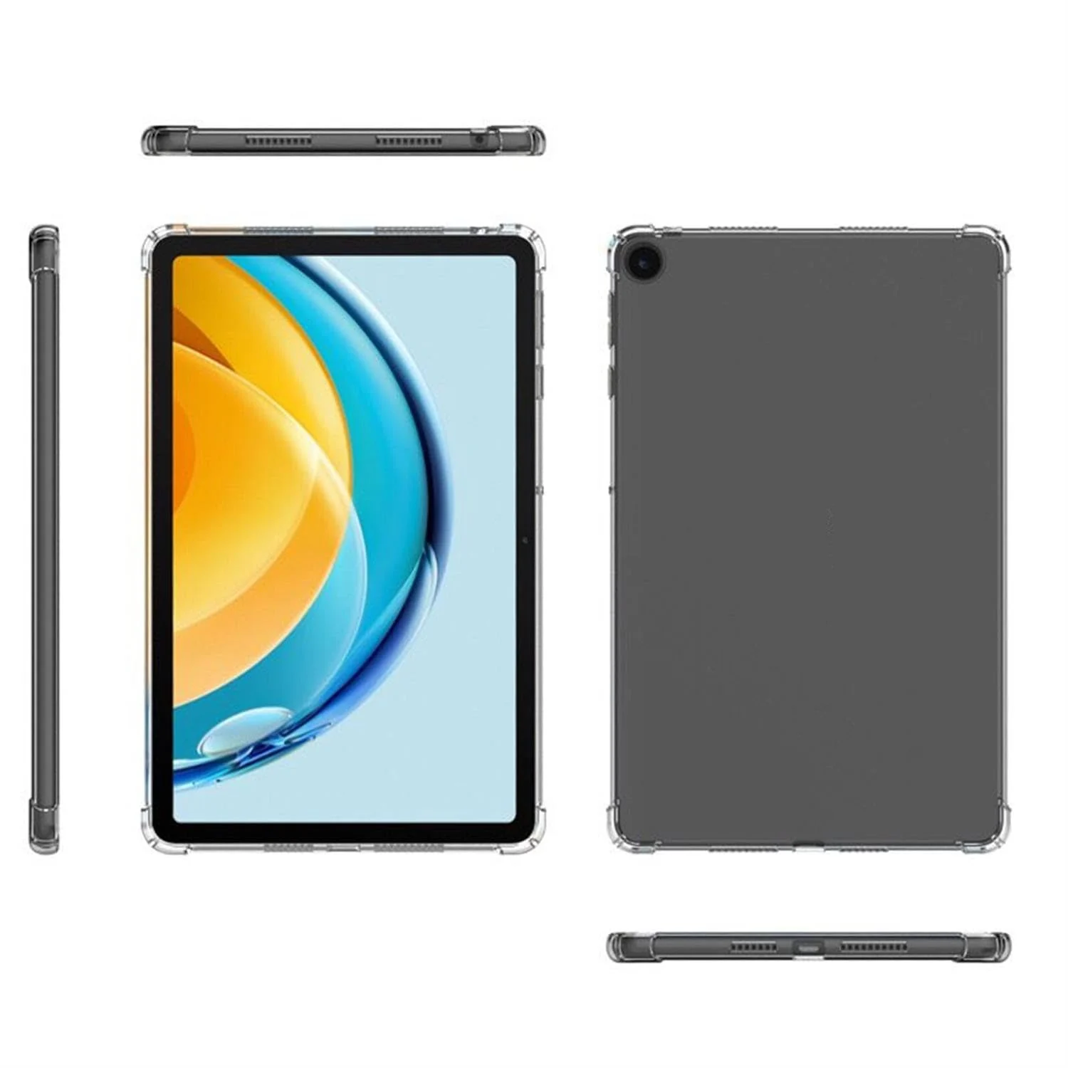 "DL3 Mobilak Shell for Lenovo Tab M10 1st TB-X605F/N/L/X TB-X505F/N/L/X, Ultra Slim TPU Back Case Soft Cover for Lenovo M10 HD Gen 1 2018 10.1"" Tablet (for Tab M10 HD TB-X605F/X505F) - Clear"