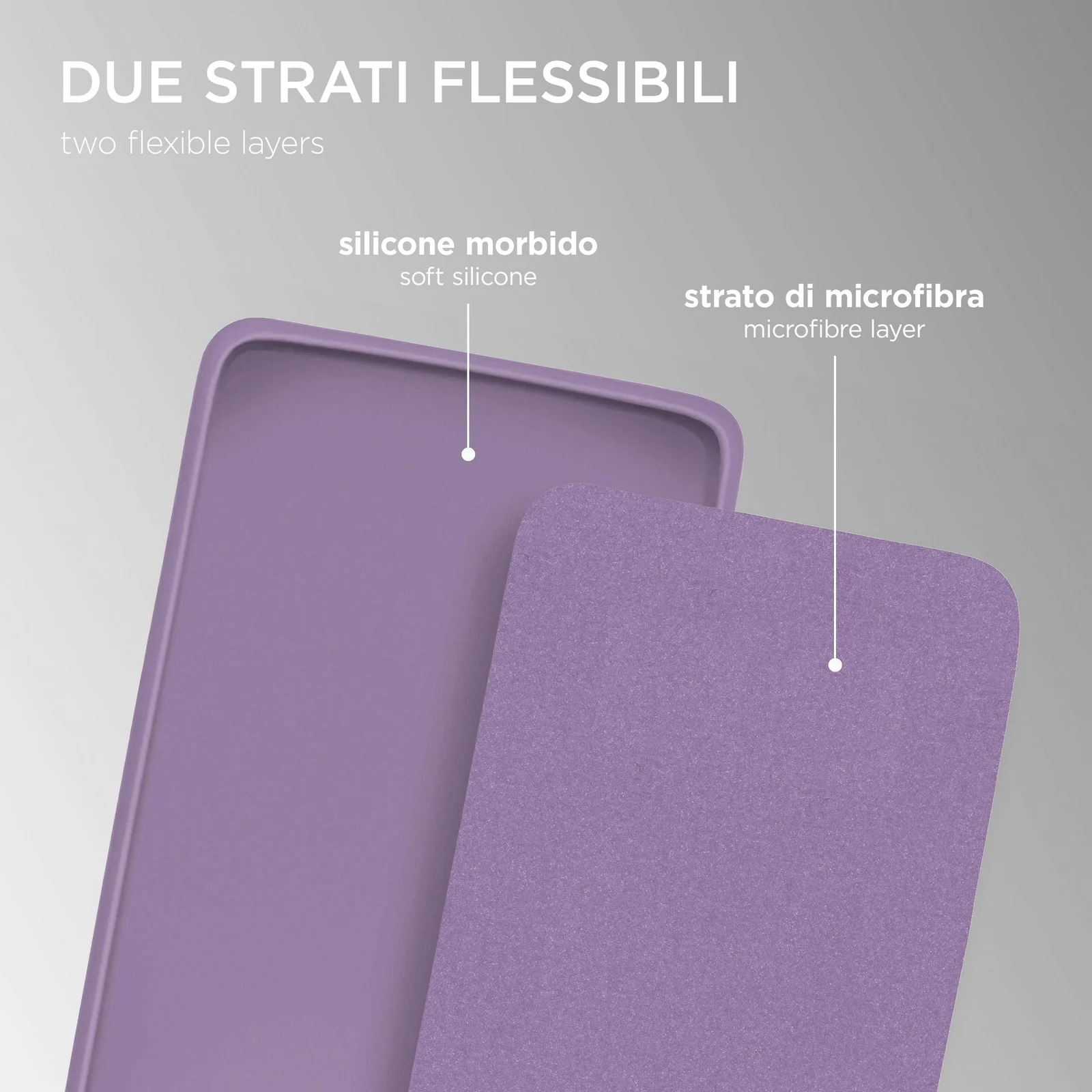 DL3 Mobilak Soft Silicone Gel Bumper Case for Samsung Galaxy M31 - Lavender