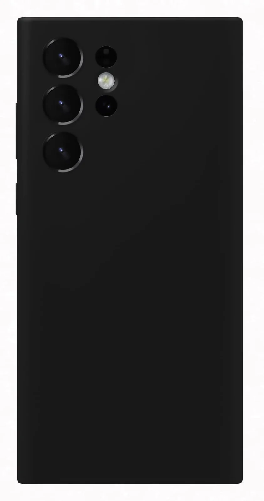 DL3 Mobilak Silicone Protective Case for Samsung Galaxy S22 Ultra 5G, Shock-absorbing protection, Scratch-resistant surface, Soft microfiber lining, Slim-Fit Design - Black