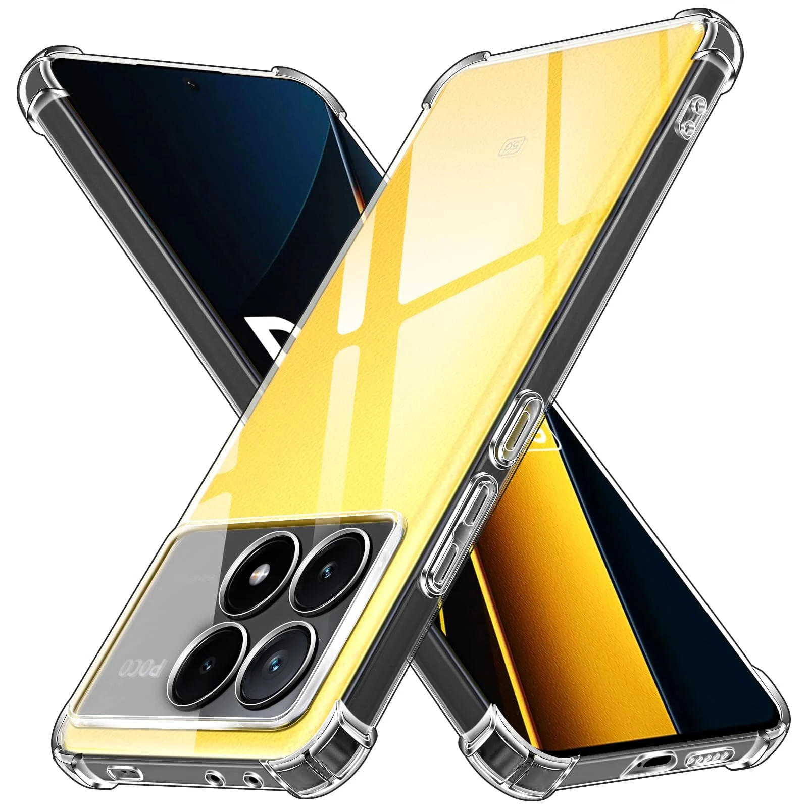 DL3 Mobilak Clear Protective Case for Xiaomi Redmi K70E 5G - Clear