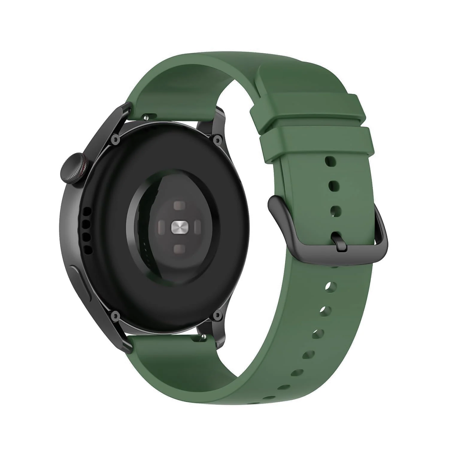 DL3 Mobilak Silicone Buckle Band 22MM Strap For Xiaomi Redmi Watch 5 Active/5 Lite/Samsung Galaxy Watch 3 45mm/Watch 46mm/Gear S3/Huawei watch GT5 GT4 GT3 GT2 GT 46MM/GT2E/GT3 Pro GT 5 Pro - Green