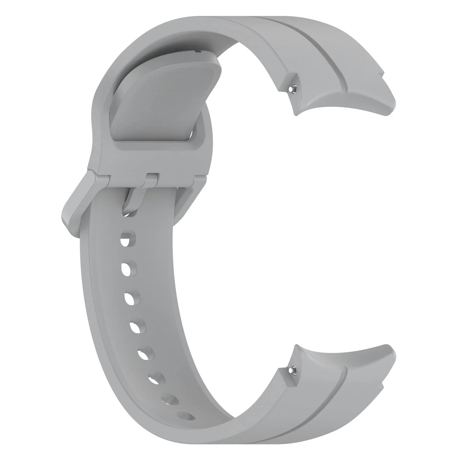 DL3 Mobilak Sport Watch Band Compatible with Samsung Galaxy Watch 7 FE 6 5 4 Band 40mm 44mm/ Galaxy Watch 6 Classic Bands 43mm 47mm/Watch 5 Pro Band 45mm/ Galaxy Watch4 Classic Band 42mm 46mm, No Gap - Gray
