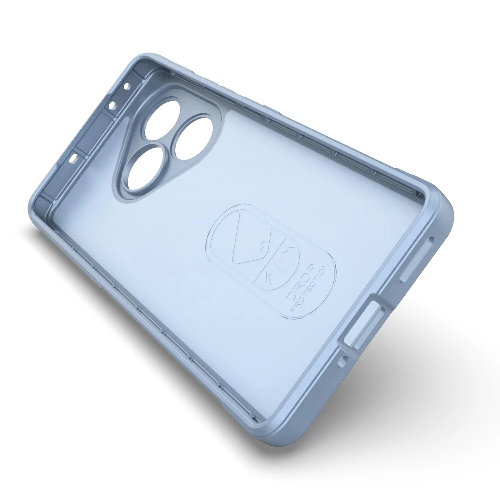 DL3 Mobilak Flexible Silicone and TPU Protective Case with Camera Protection for realme GT6 / GT Neo6 / GT Neo 6 SE / GT 6T - Baby Blue