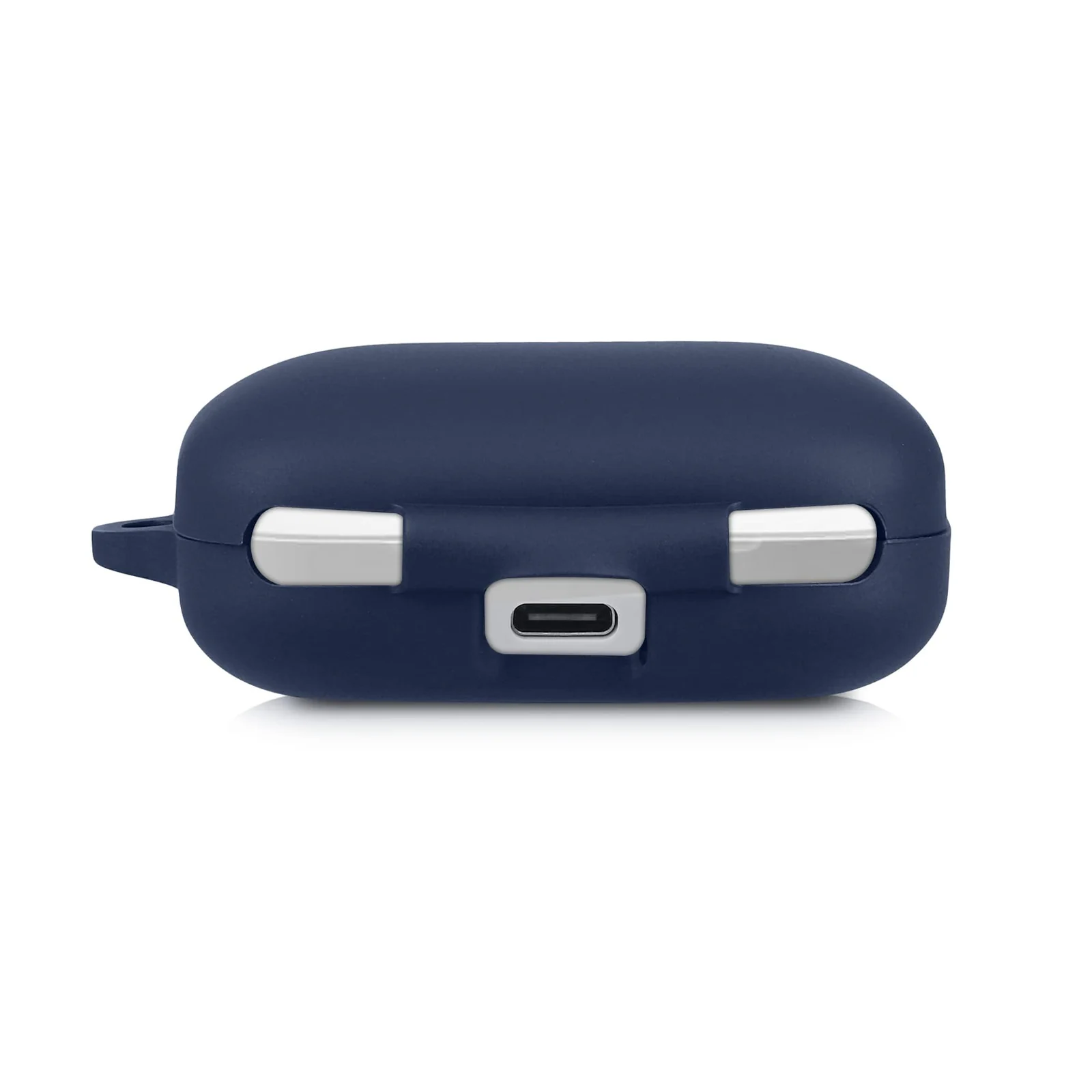DL3 Mobilak Silicone Case Compatible with OnePlus Buds Pro Earbuds, Soft Silicone Protective Case Cover, Shockproof Sleeve with Carabiner - Blue