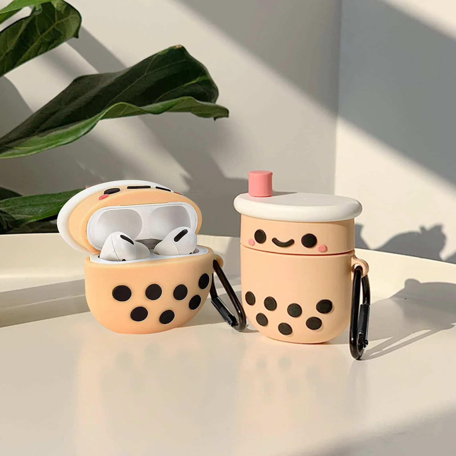 DL3 Mobilak For AirPods 3 Case Soft Silicone Shockproof Cover for Apple AirPods 3rd, New 3D Cute Cartoon Creative Fun Case Skin with Keychain Design for Air pods 3rd Charging Case - Style 9