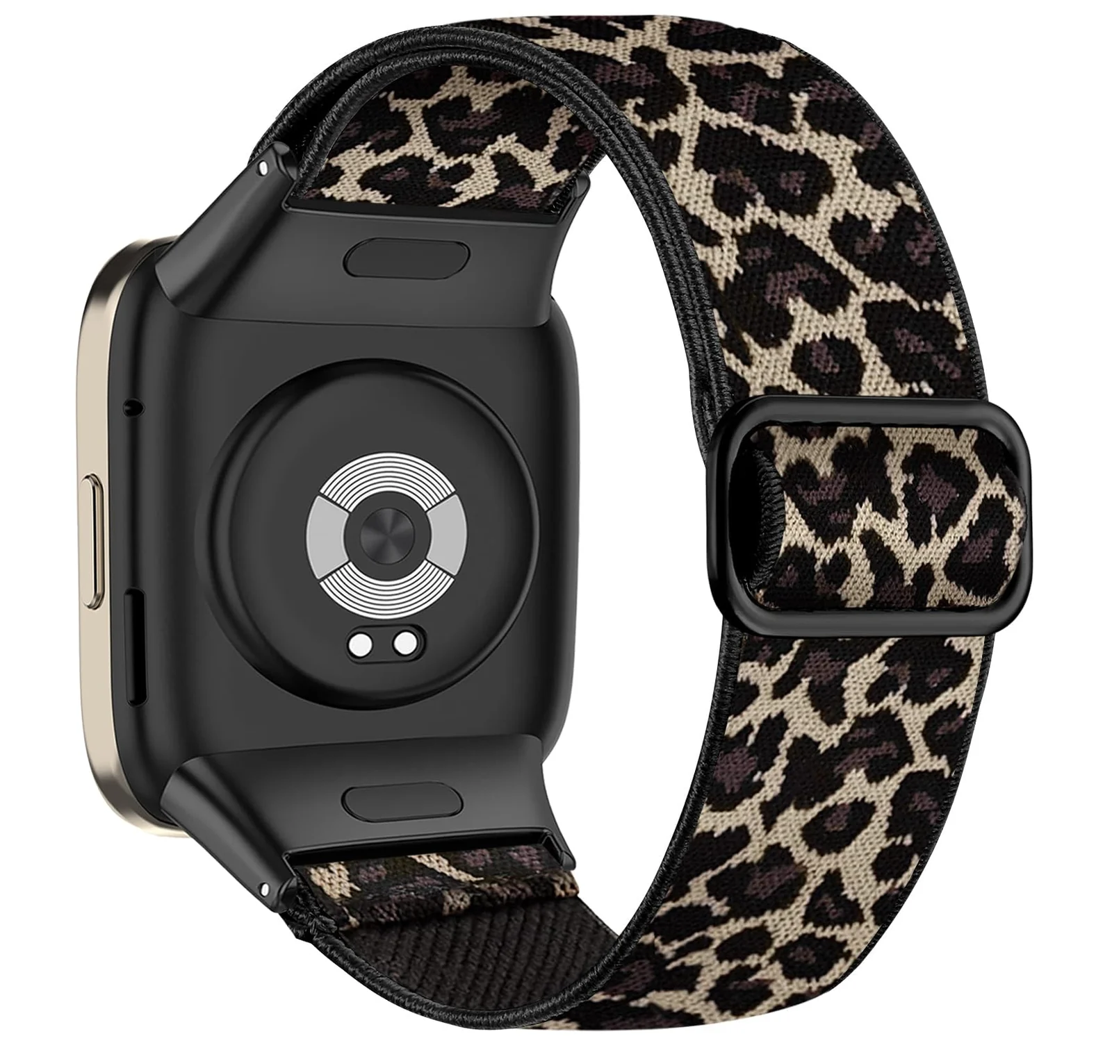 DL3 Mobilak Elastic Straps Compatible with Xiaomi Redmi Watch 3 (Not for Redmi Watch 3 Lite/Active) Men Women, Adjustable Stretchy Bracelets Sport Nylon Replacement Bracelet - Black