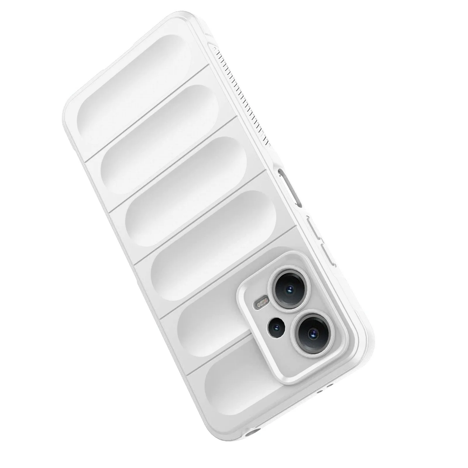 DL3 Mobilak Rugged Protective Case for Xiaomi Redmi Note 12 5G / Poco X5 5G, Camera protection, Shock-absorbing protection, Non-slip grip - White