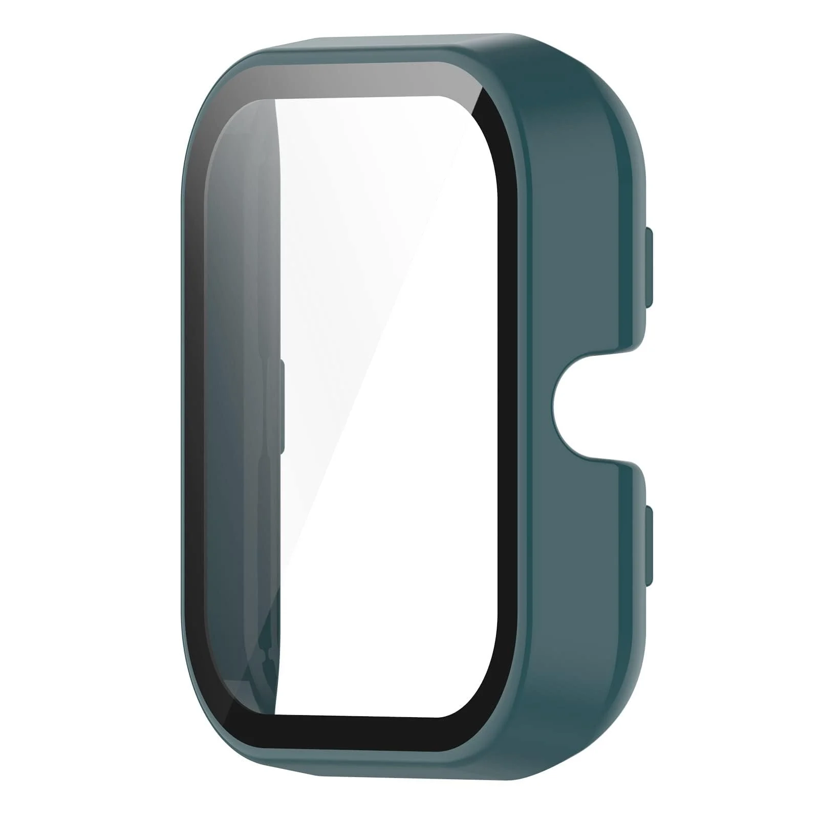DL3 MOBILAK Full-Coverage Watch Case with Tempered Glass for Amazfit Bip 3 / Bip 3 Pro, Green
