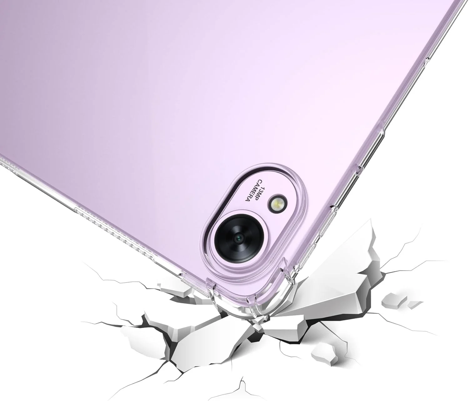 DL3 Mobilak Case For Huawei MatePad 11.5 Inch 2023, Ultra Thin Silicone Shockproof Back Shell HD TPU Protective Cover - Clear