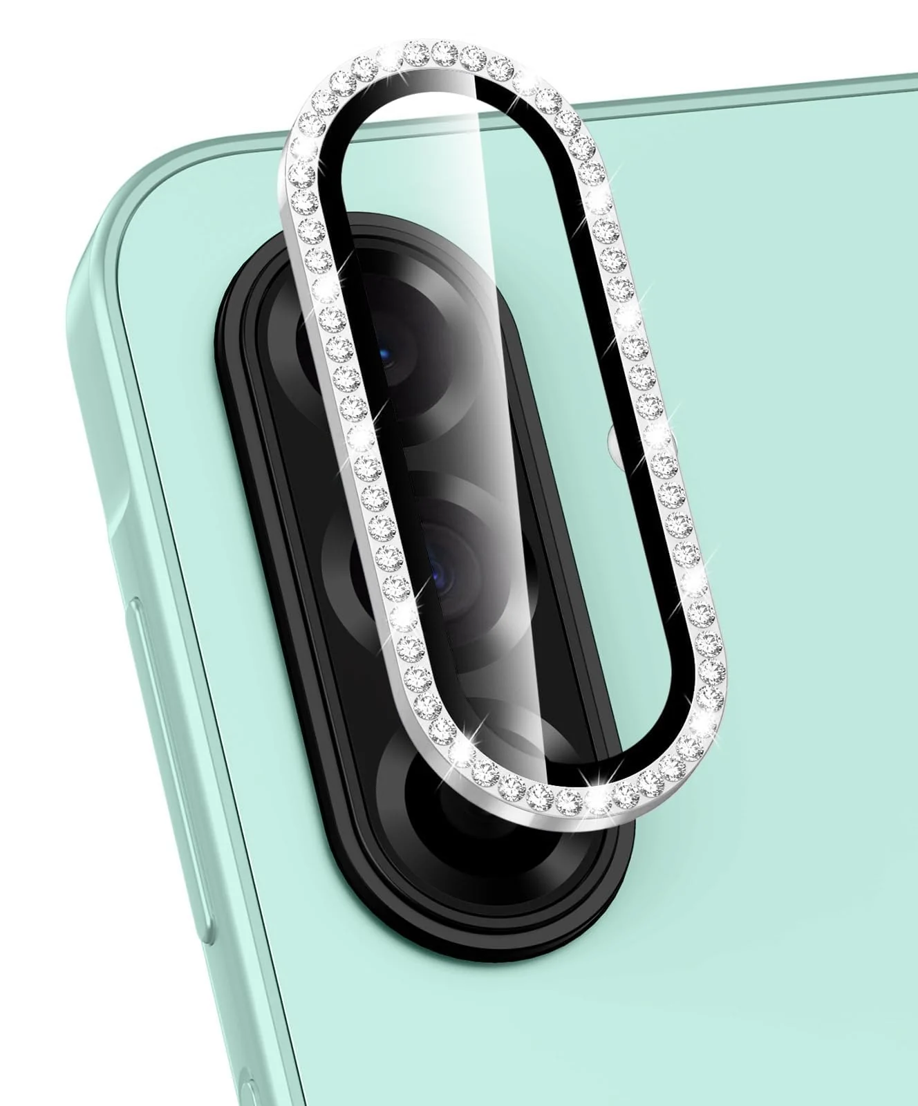 DL3 Mobilak Camera Lens Protector for Samsung Galaxy A17 5G/4G Accessories, 9H Tempered Glass Metal Individual Ring Camera Cover Screen Protector, Case Friendly, Anti Scratch