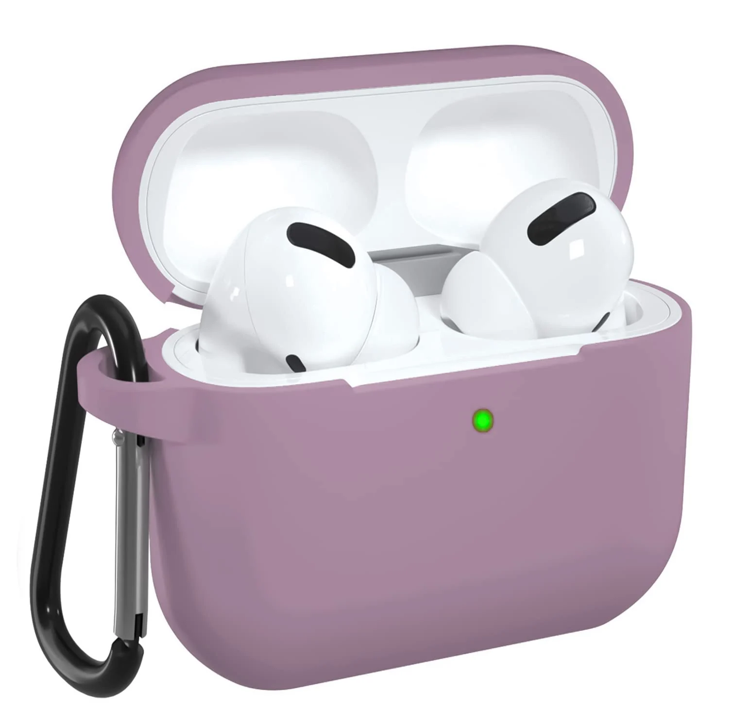 DL3 Mobilak AirPods 3 Case Cover, Silicone Protective Accessories Skin with Keychain Compatible with Apple AirPod 3rd Generation 2021 for Women Girl, Front LED Visible