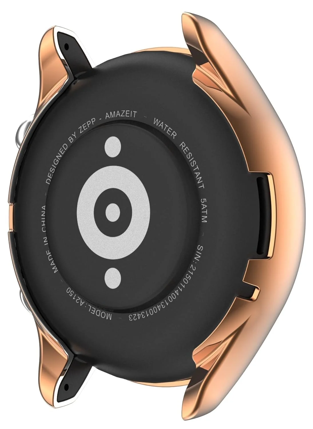DL3 Mobilak Case Compatible with Amazfit GTR 3/3 pro Case All-Around Screen Protector Watch Soft TPU Shockproof Cover Slim Guard Thin Bumper Shell Protector - Rose Gold