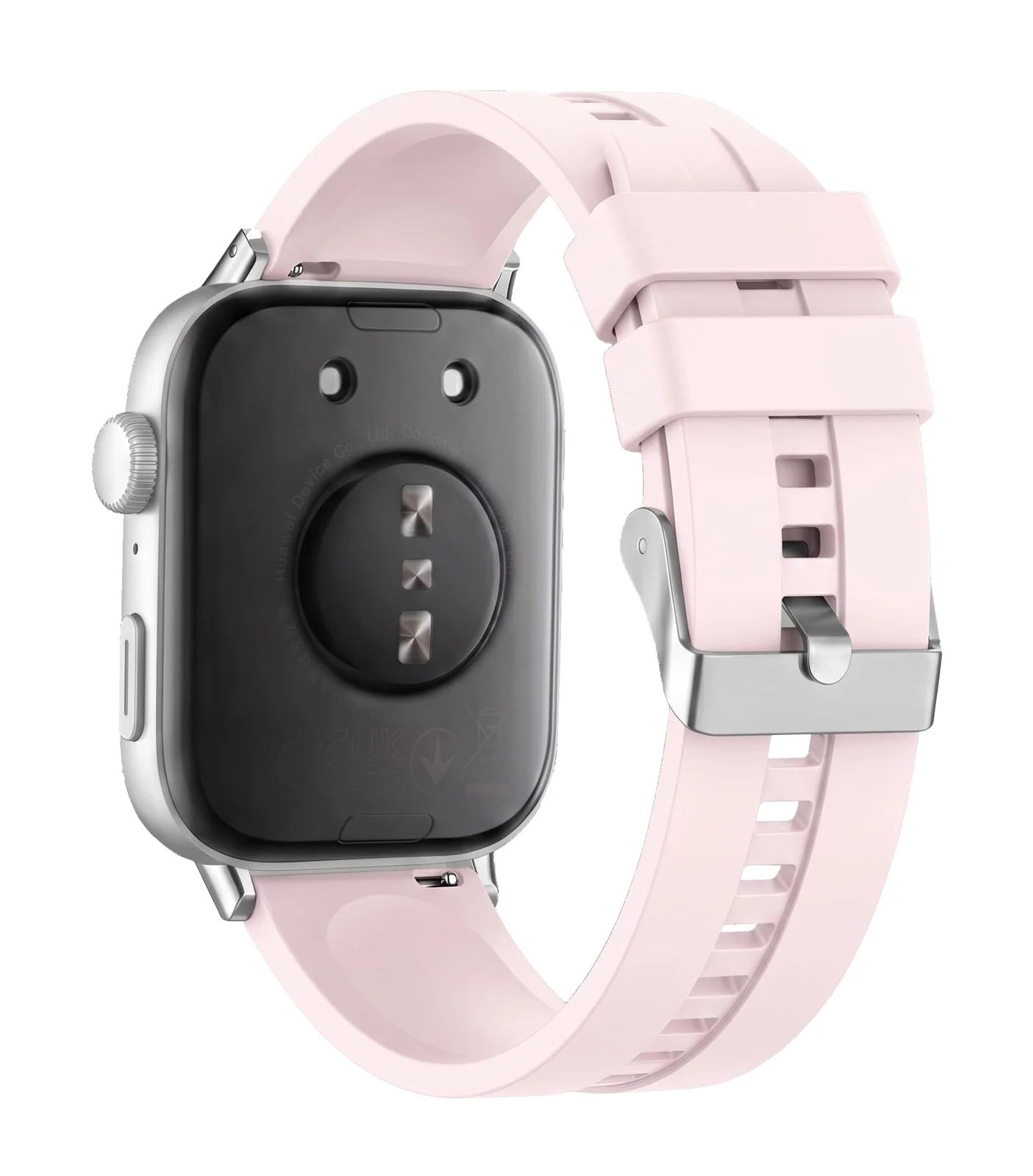 MOBIGON Soft TPU Silicone Sport Strap for Huawei Watch Fit 3 / 4 / 4 Pro / 5 / 5 Pro, Light Pink