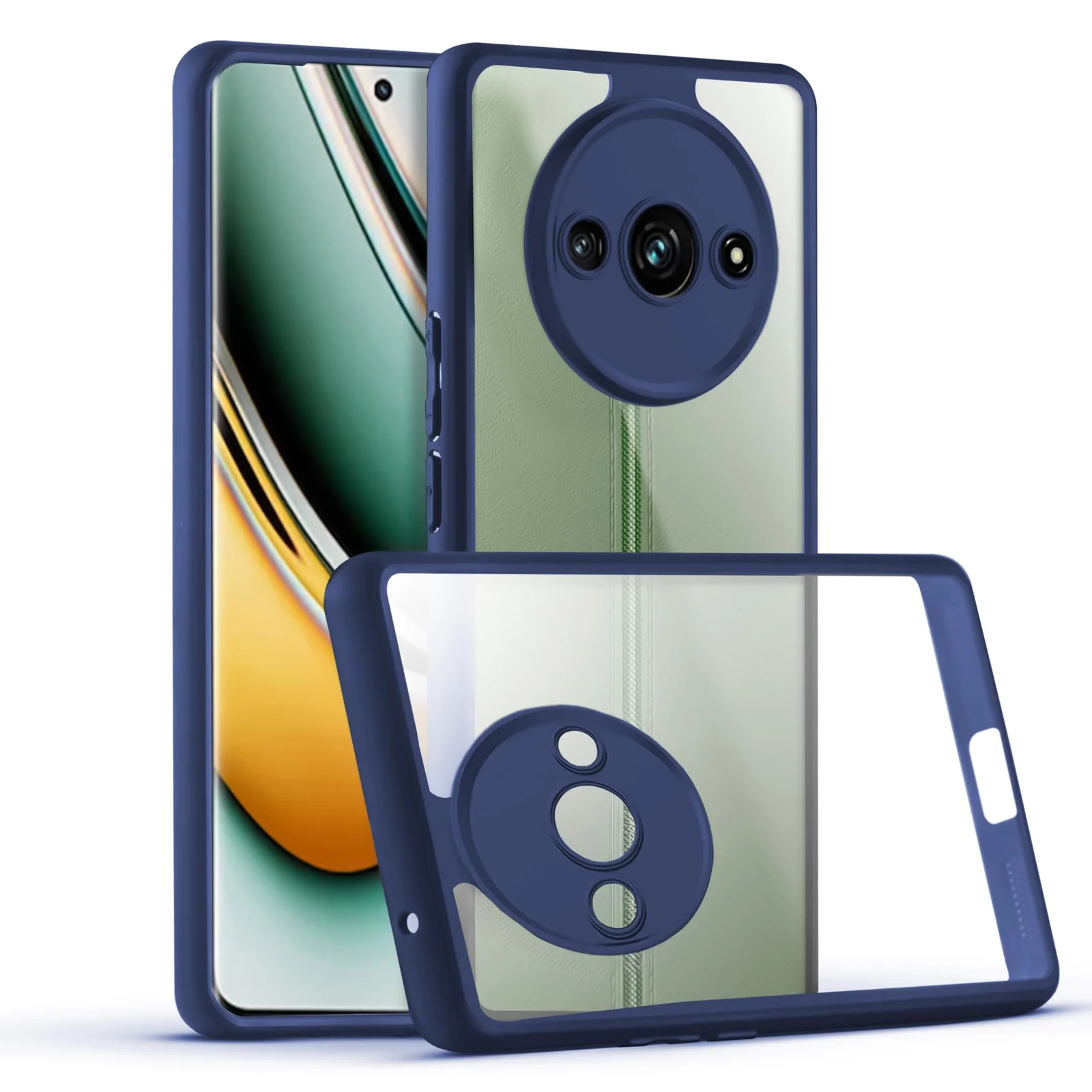 DL3 Mobilak Clear Protective Case for Xiaomi Redmi A3 / Redmi A3x / Poco C61 (4G) - Blue