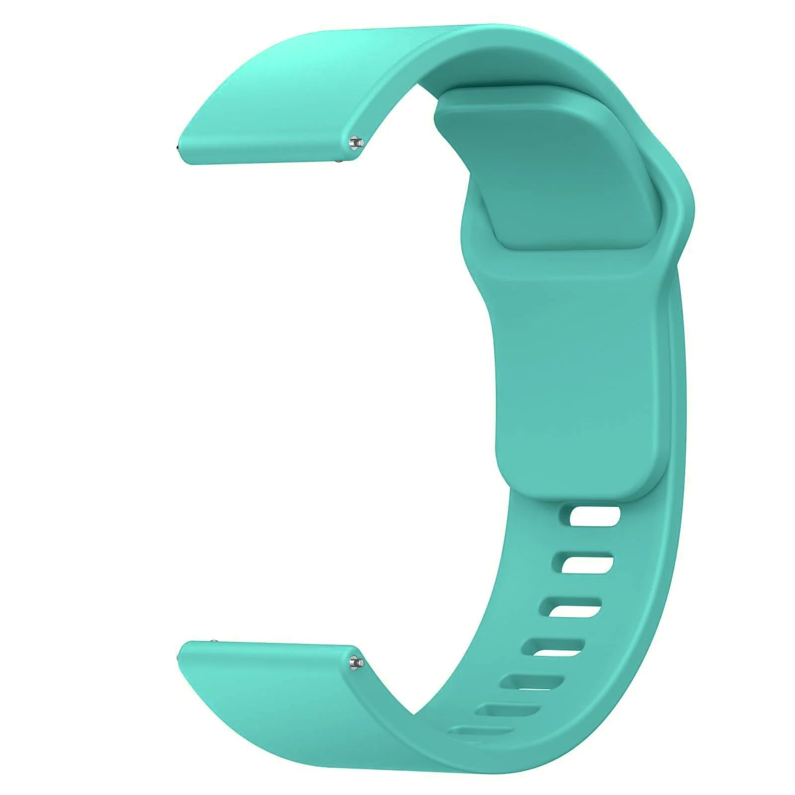DL3 Mobilak Strap for Xiaomi Redmi Watch 5 Active/Redmi Watch 5 Lite, 22mm Adjustable Quick Release Silicone Replacement Watch Band Straps Wristbands Bracelet for Women Men - Mint Green
