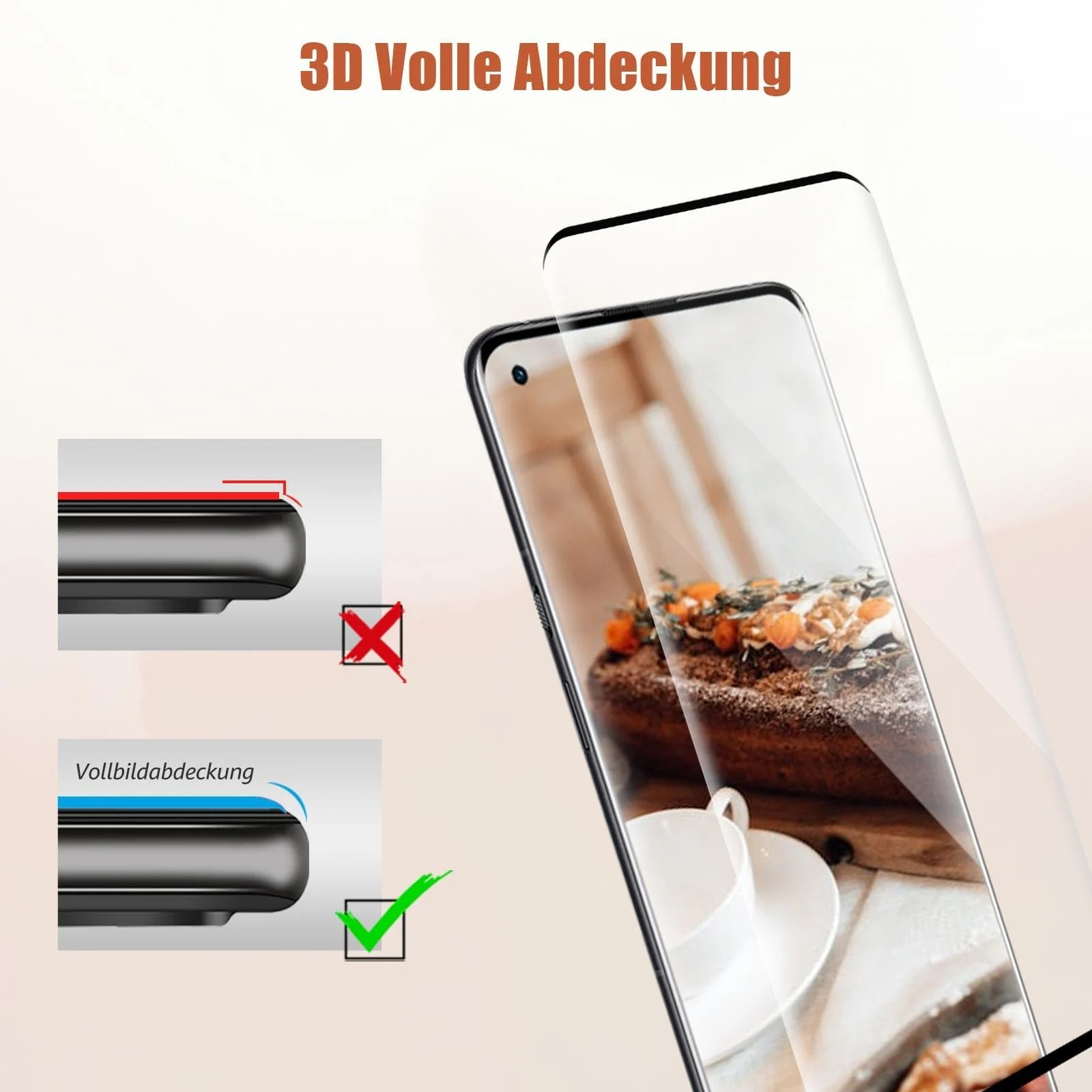 DL3 Mobilak Screen Protector for OnePlus 10 Pro/OnePlus 9 Pro, Tempered Glass Screen Saver Premium HD Protective, Scratch Resistant, NO-Bubble, 9H Hardness, Full Coverage Film - Clear