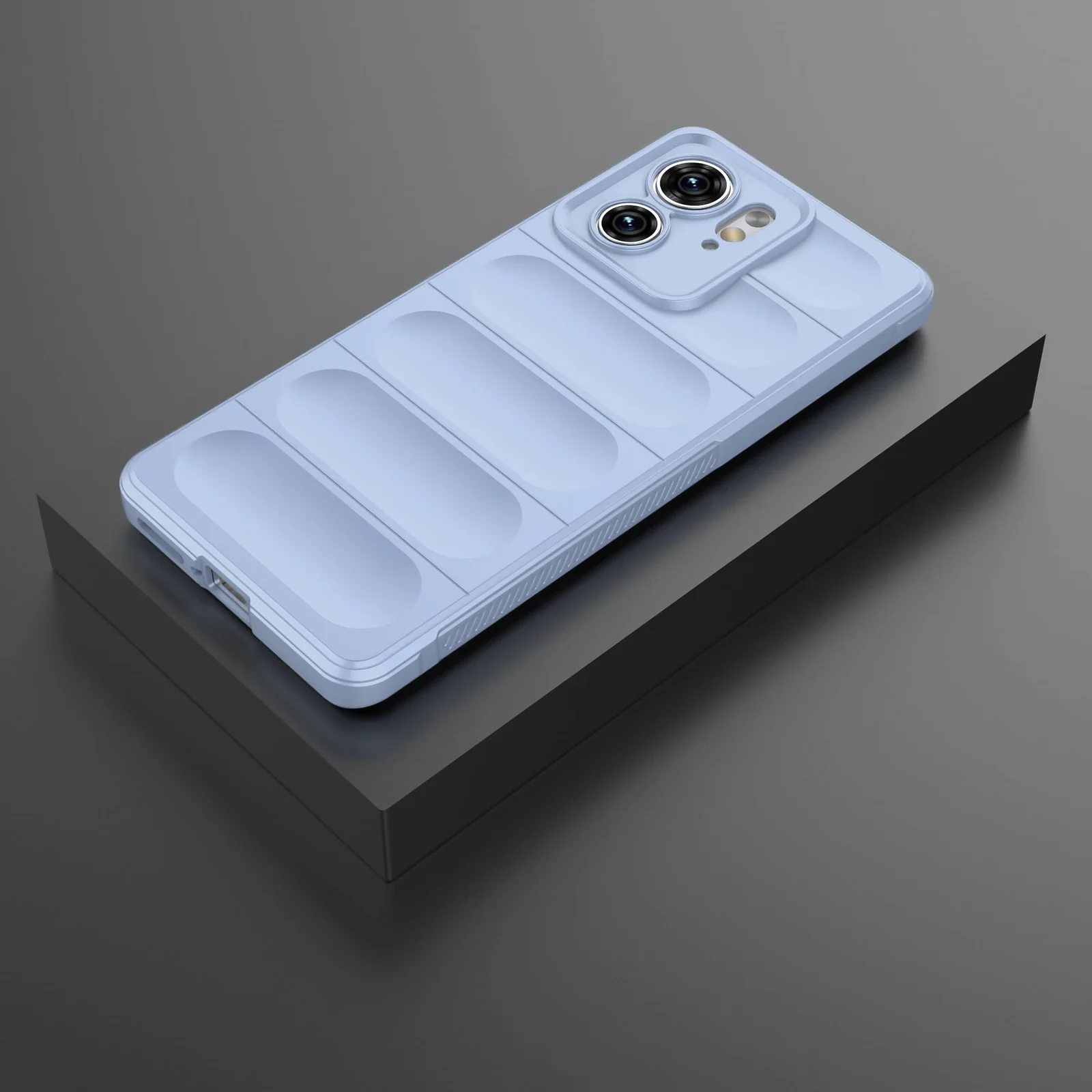 DL3 Mobilak Rugged Protective Case for Motorola Edge 40 5G, Camera protection, Shock-absorbing protection, Non-slip grip - Baby Blue