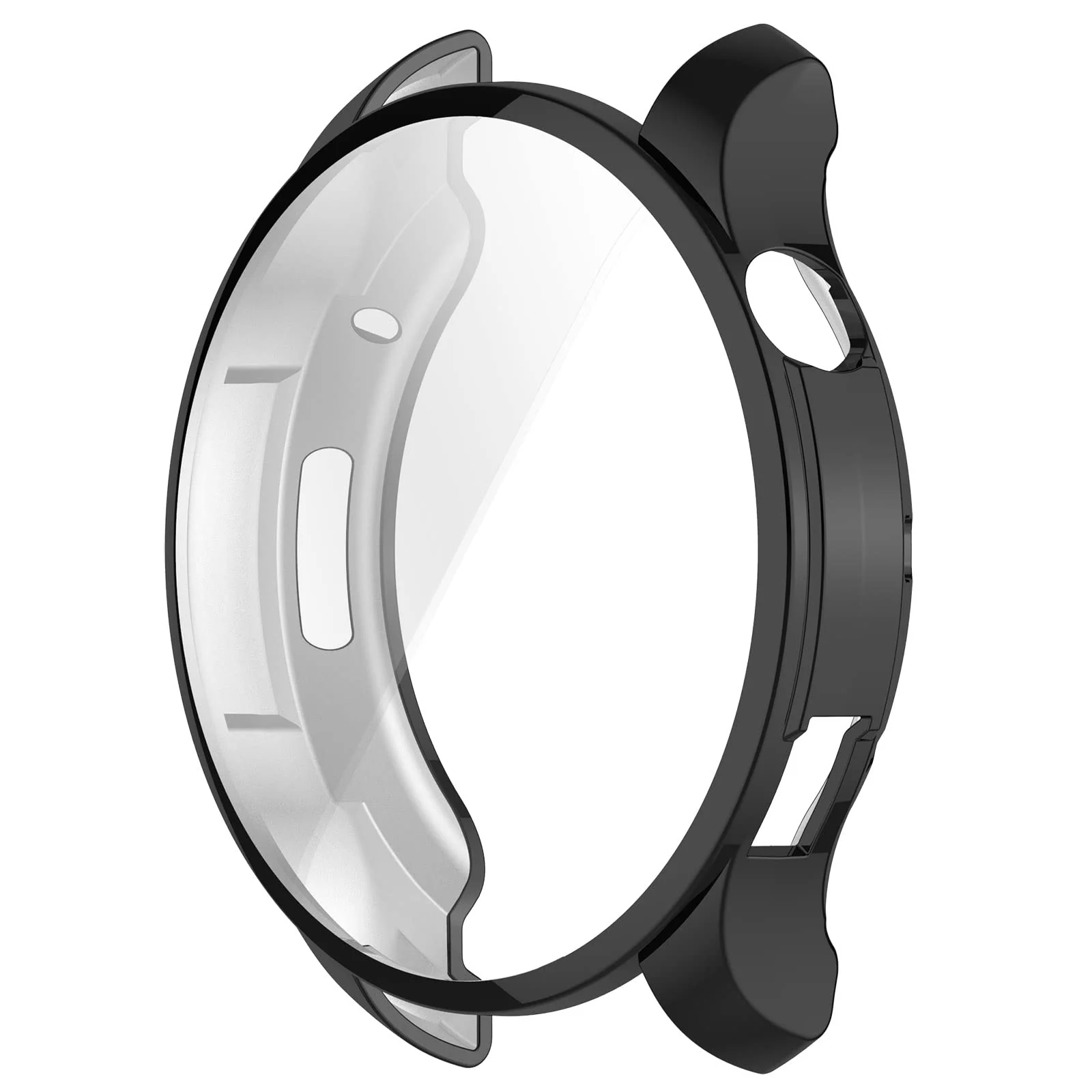 DL3 Mobilak Case Compatible with Amazfit GTR 4 / GTR4 Pro Case Watch Soft TPU Shockproof Cover Slim Guard Thin Bumper Shell Protector - Black
