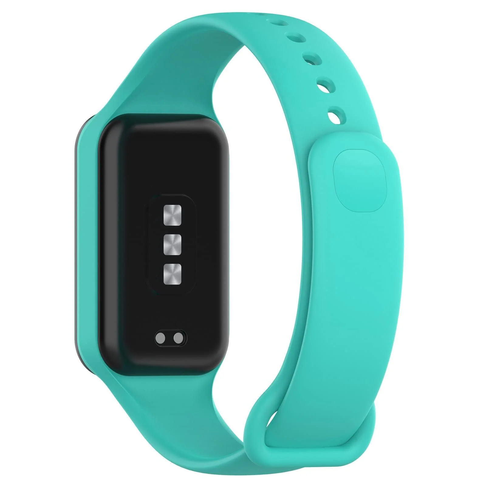 DL3 Mobilak Smart Watch Strap for Xiaomi Redmi Band 2, Sport Silicone Watch Band Wrist Strap, Replacement Bracelet Wristband Wrist Strap for Xiaomi Redmi Smart Band2 Accessories - Cyan