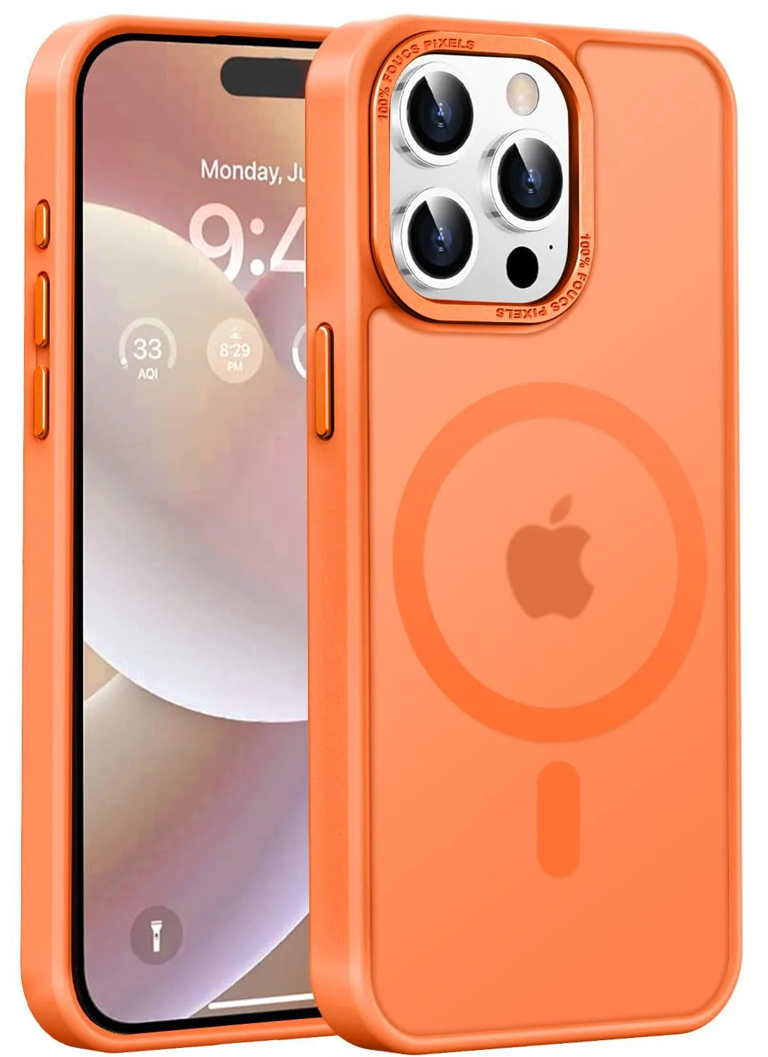 DL3 MOBILAK Protective Phone Case for Apple iPhone 13 Pro - Orange