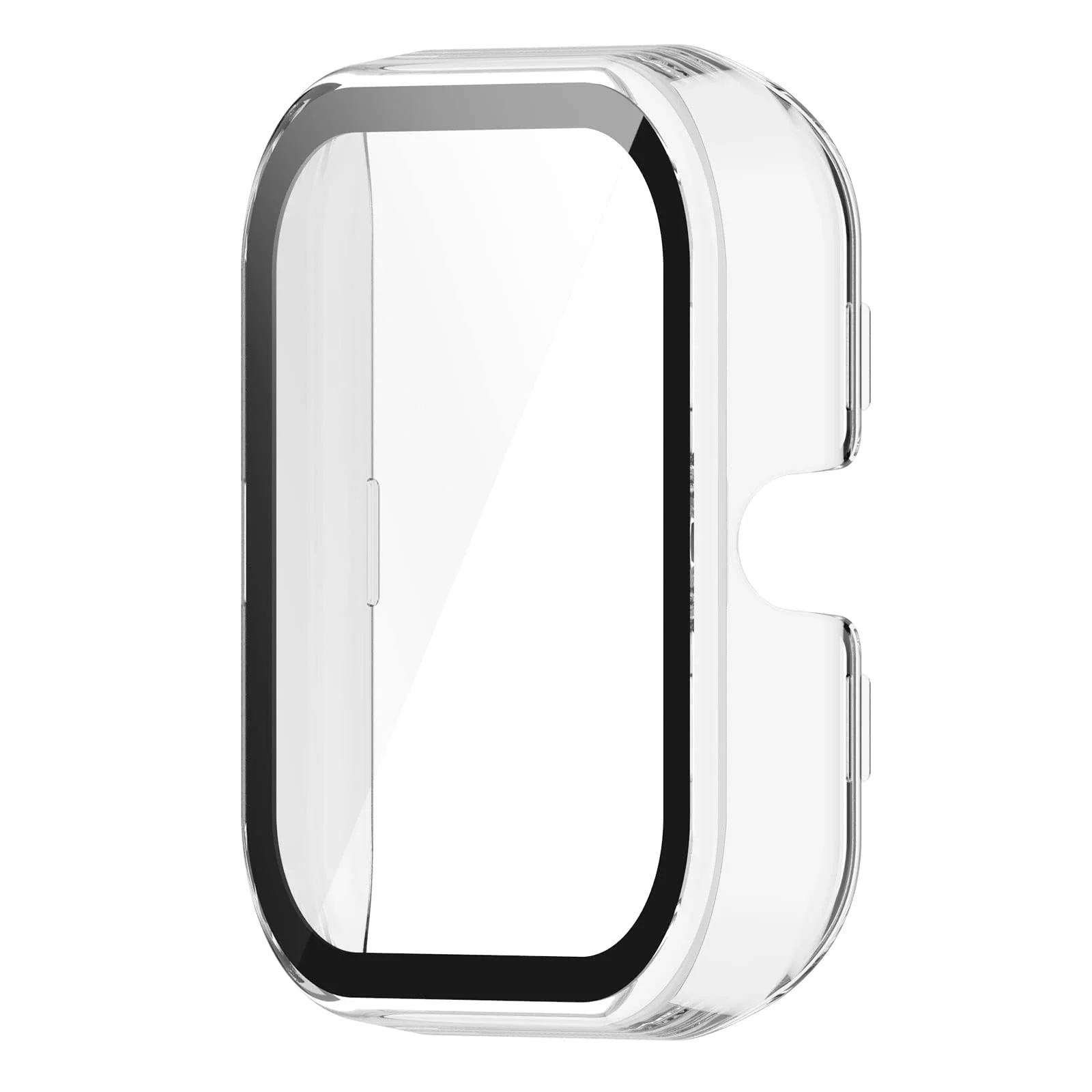 DL3 MOBILAK Full-Coverage Watch Case with Tempered Glass for Amazfit Bip 3 / Bip 3 Pro, Clear