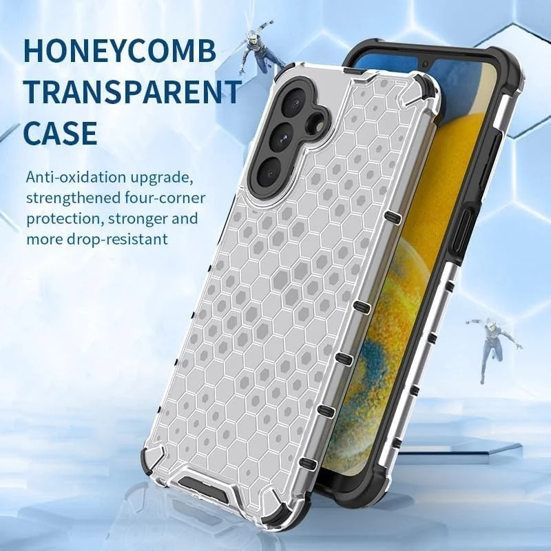 DL3 Mobilak Clear PC and TPU Protective Case for Samsung Galaxy A17, Samsung Galaxy A26 5G with Shockproof Design - Clear