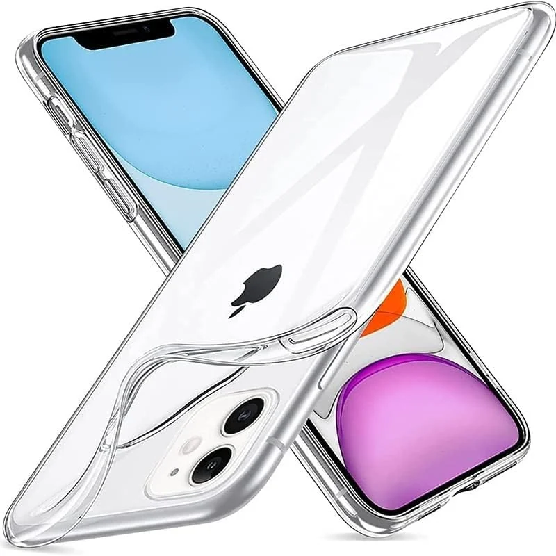DL3 Mobilak Clear TPU Protective Case for iPhone 12 / 12 Pro with Camera Protection and Shockproof Design - Clear