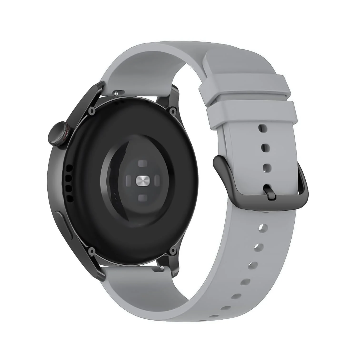 DL3 Mobilak Silicone Buckle Band 22MM Strap For Xiaomi Redmi Watch 5 Active/5 Lite/Samsung Galaxy Watch 3 45mm/Watch 46mm/Gear S3/Huawei watch GT5 GT4 GT3 GT2 GT 46MM/GT2E/GT3 Pro GT 5 Pro - Gray