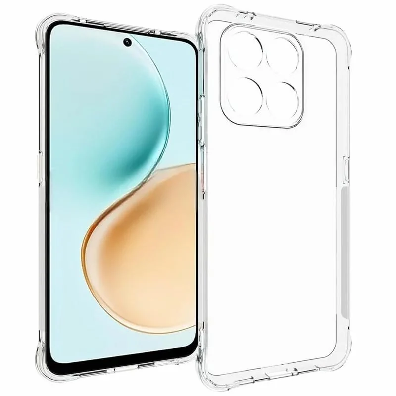 DL3 Mobilak Clear TPU Protective Case for Honor X7D with Camera Protection and Shockproof Design - Clear