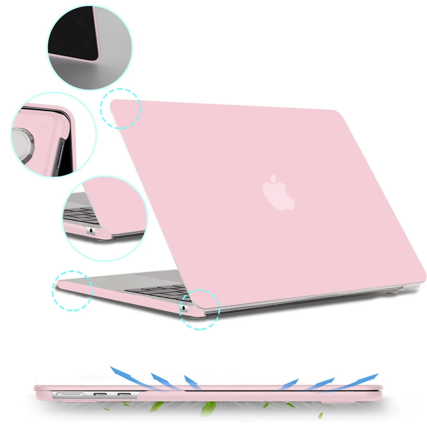 DL3 Mobilak Compatible with MacBook Pro 15 inch Case with Retina Display Older Version A1398 Release 2015 2014 2013 2012, Protective Plastic Hard Shell Case Cover - Baby Pink