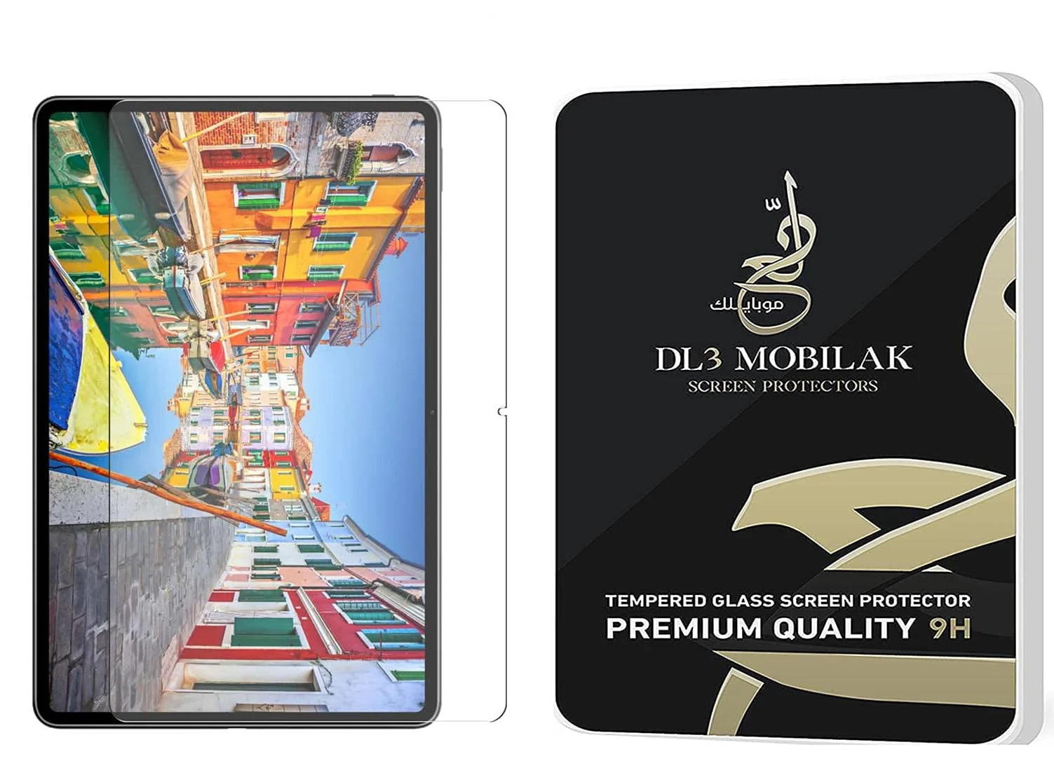 "DL3 Mobilak Screen Protector For Huawei MatePad Pro 12.6"" (2022) Tablet Tempered Glass Film [HD Crystal ] [Easy Installation] [Scratch Resistant] [9H Hardness] - Clear"