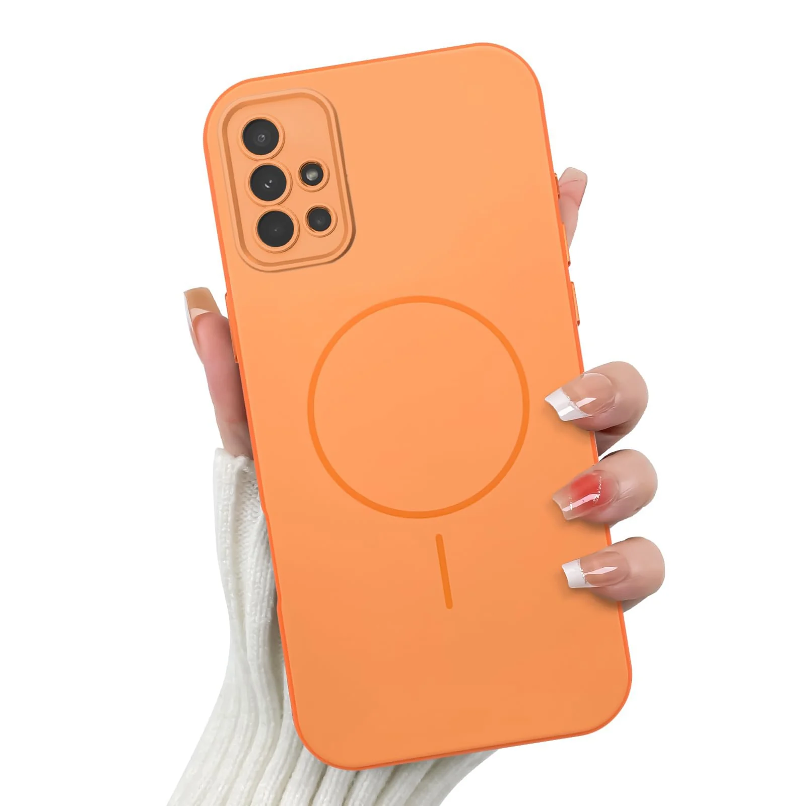 Samsung Galaxy A51 — DL3 Mobilak Case For Samsung Galaxy A51 Slim Design [Not Compatible with MagSafe] Soft Silicone Case Flexible TPU Anti-Scratch Protective Cover with Full Camera Protection