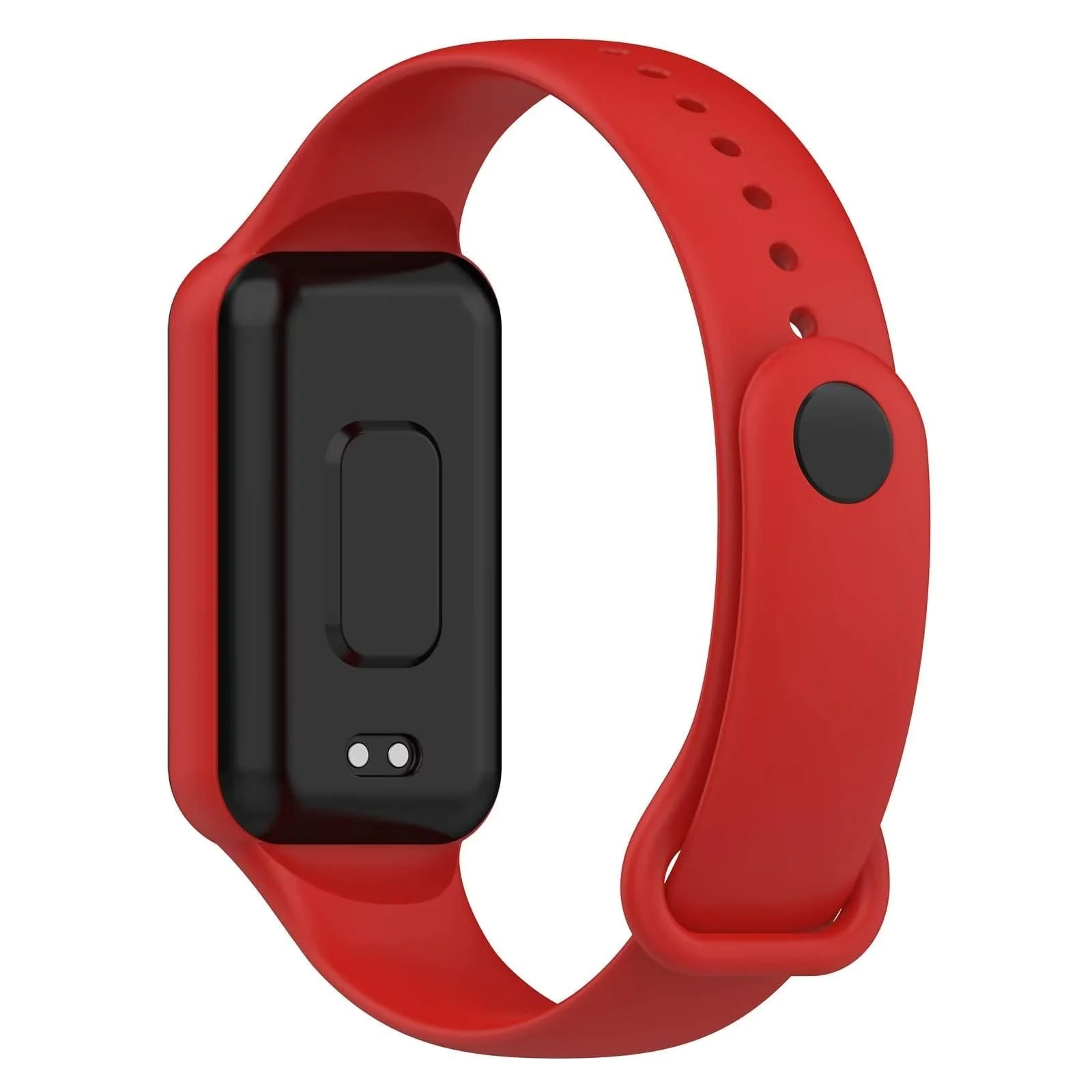 DL3 Mobilak Sport Band Compatible With Amazfit Band 7 Fitness Tracker Replacement Strap Soft Silicone Wristband Bracelet For Amazfit Band7 - Red