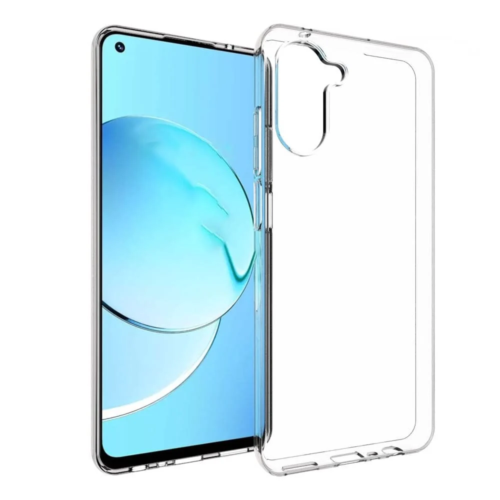 DL3 Mobilak Case Compatible with OPPO realme C33 4G / C33 2023 Case Crystal Soft TPU Gel Case Flexible Silicone Anti-Scratch Camera Protection TPU Cover - Clear