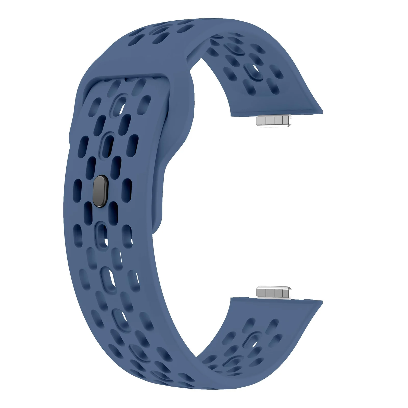 DL3 Mobilak Silicone Mesh Breathable Straps for Huawei Watch Fit 4 Pro Strap. Wristband Bands Bracelet Sports Bracelet Quick Release Adjustable Armband for Huawei Watch Fit 4/Fit 3 - Blue