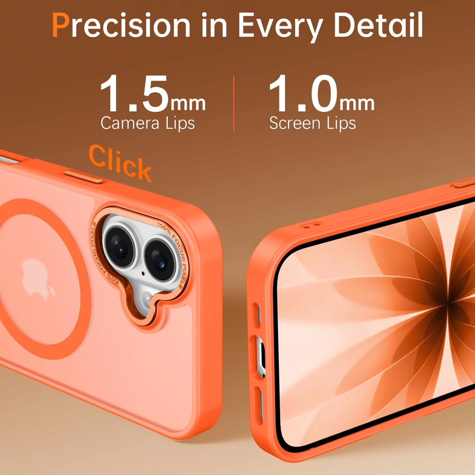 DL3 MOBILAK Protective Phone Case for Apple iPhone 17 - Orange
