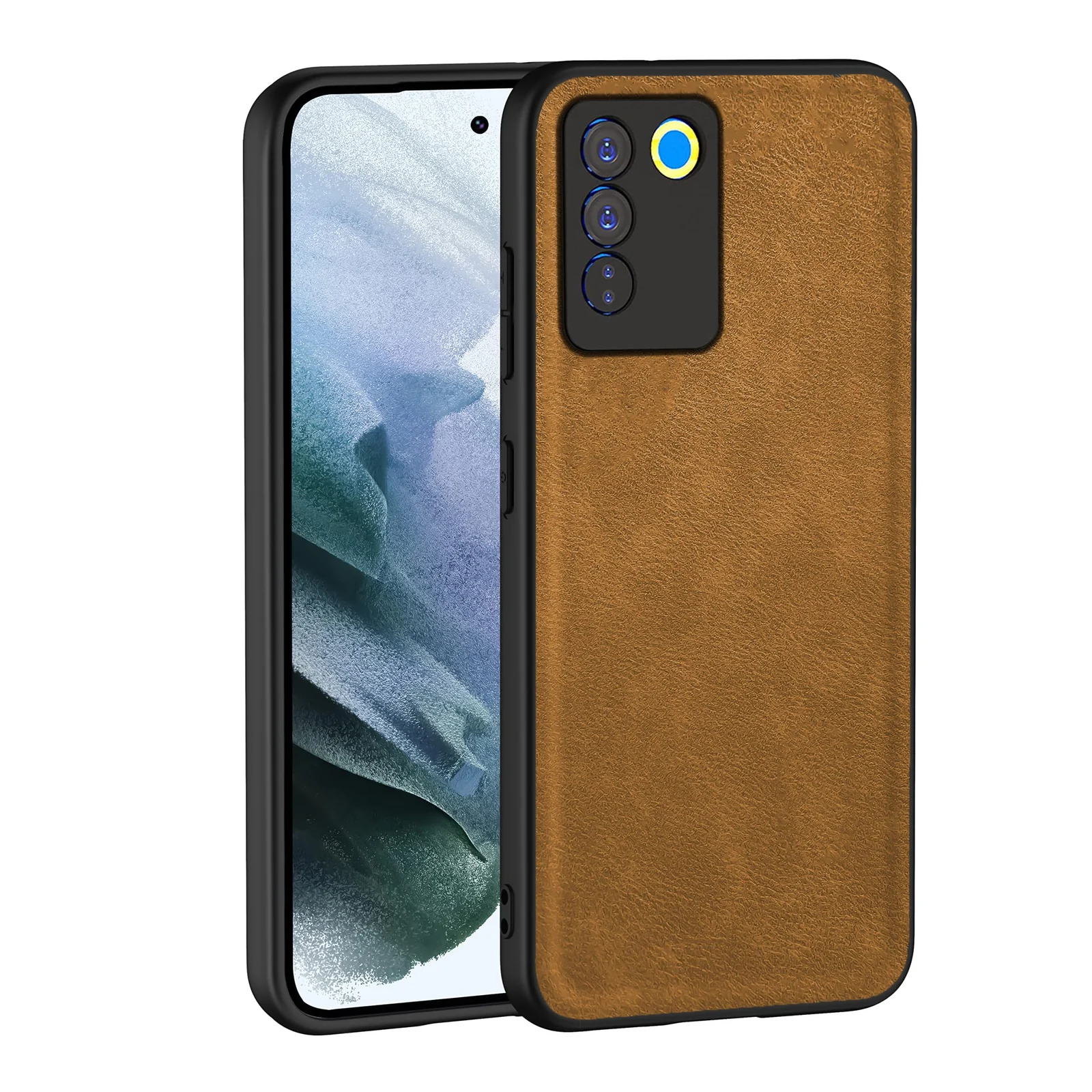 Dl3 Mobilak Case for Vivo V27 5G / V27 PRO 5G Leather Case,Anti-Drop, Anti-Shock, Non-Slip Texture,Simple Cell Phong Cover for Vivo V27 5G / V27 PRO 5G (Blue)