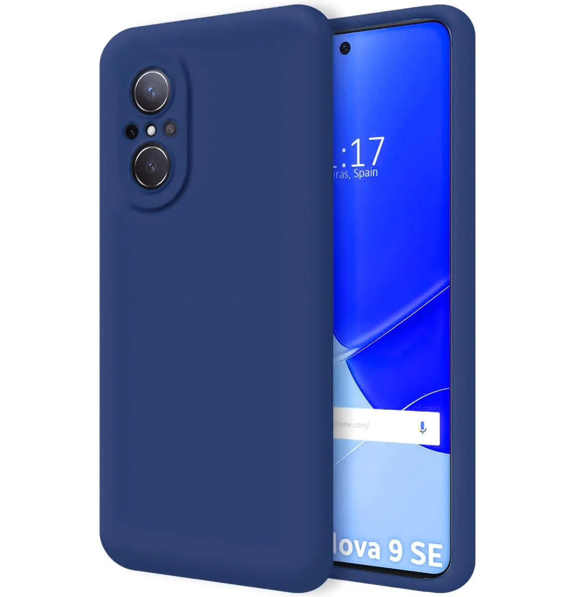 Dl3 Mobilak Huawei nova 9 SE Case,Soft Flexible Silicone Gel Rubber Bumper Cover,Slim Fit Full Body Shockproof Protective Phone Case (Light Purple)