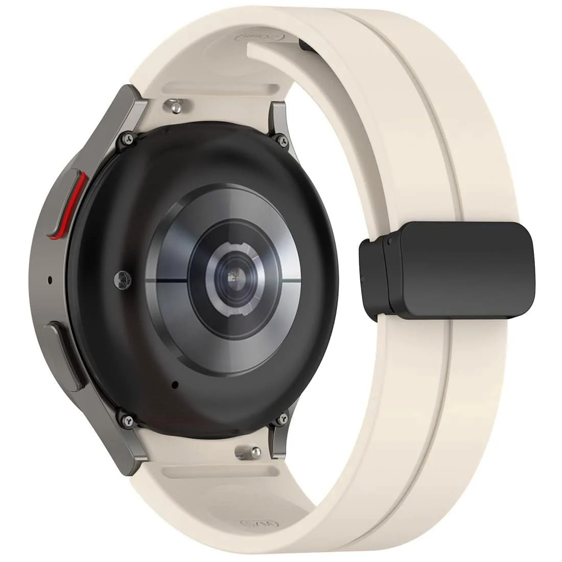 DL3 MOBILAK Magnetic Compatible with Samsung Galaxy Watch 6/5/4 Band 40mm 44mm/Galaxy Watch 6 Classic Bands 47mm 43mm/watch 4 Classic 46mm 42mm - Starlight