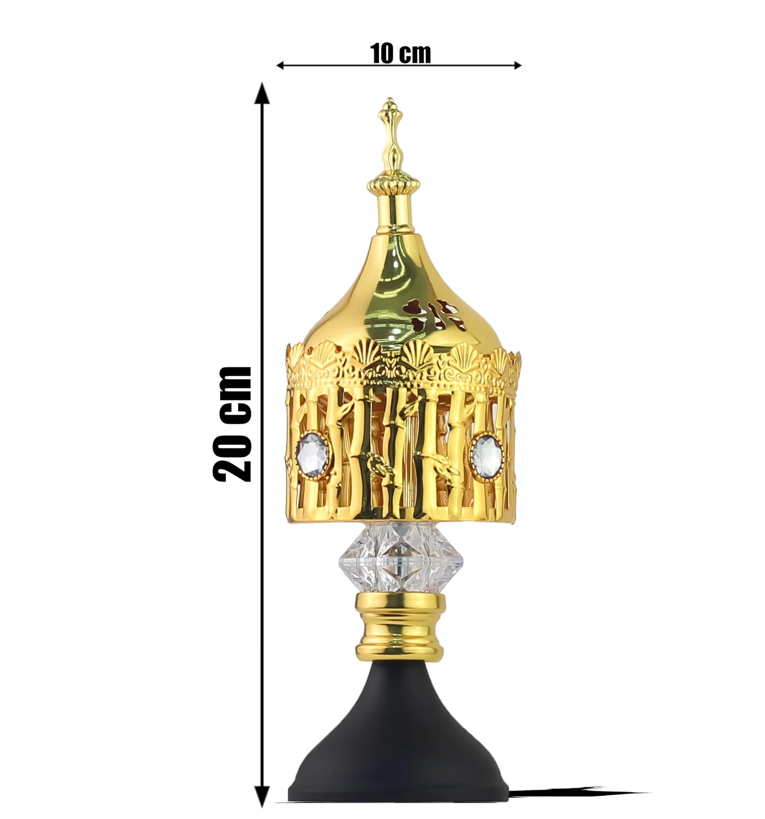 Mobigon Charcoal Incense Burner, Bakhoor Burner, Oud Frankincense Incense Burner, Vintage Arabic Burner, Suitable For Arabian Oud, Yoga, Spa and Aromatherapy, Office & Home Decor - Style 48