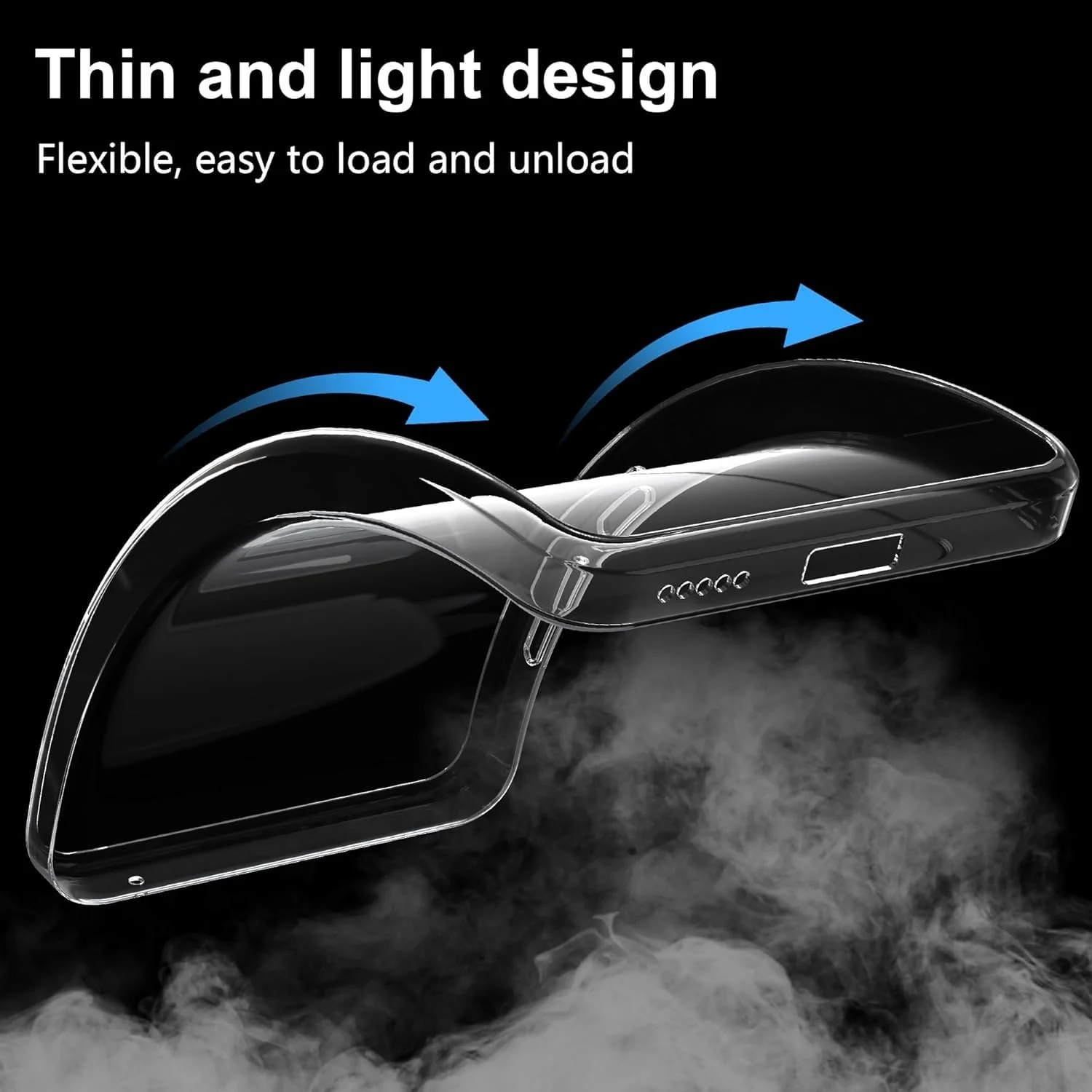 DL3 Mobilak Case Compatible with realme GT6/GT Neo6/GT Neo 6 SE/GT 6T Case Crystal Soft TPU Gel Case Flexible Silicone Anti-Scratch Camera Protection TPU Cover - Clear