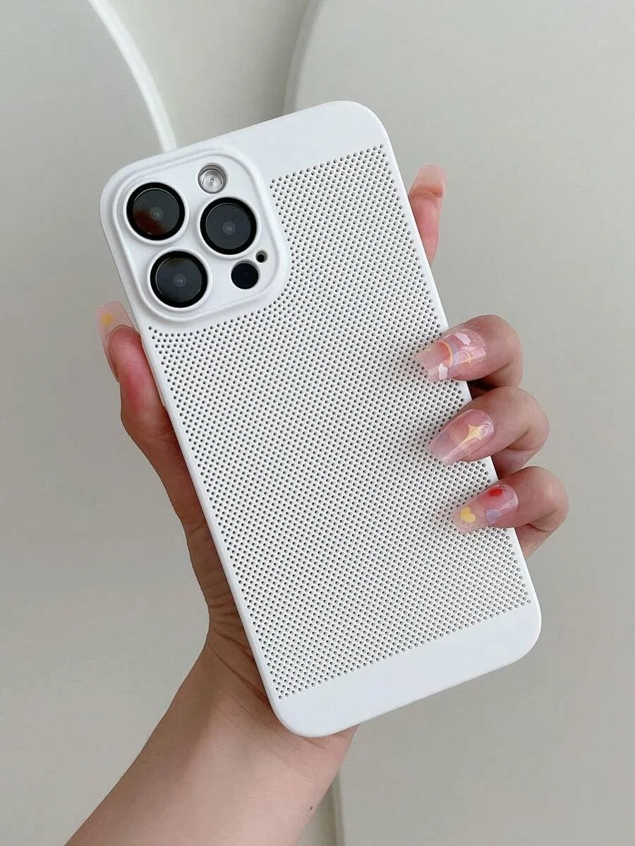 DL3 Mobilak Heat-Dissipation Hard PC Case with Built-In Camera Lens Protector for iPhone X / iPhone XS - White