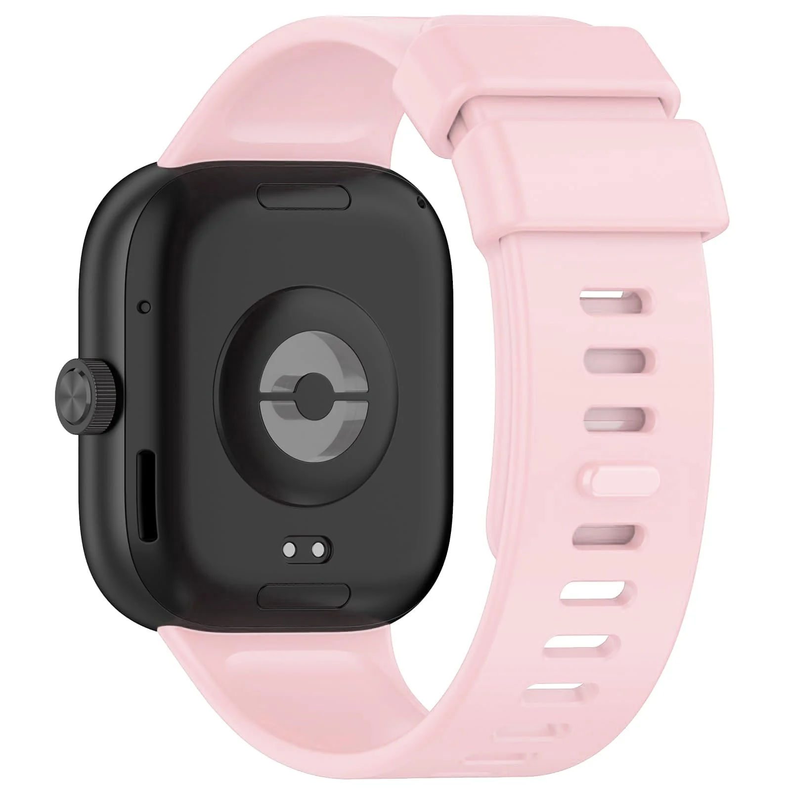 DL3 Mobilak Bracelet Compatible with Xiaomi Redmi Watch 6/5/4 / Xiaomi Smart Band 10 Pro/9 Pro/8 Pro, Soft TPU Replacement Strap Sports, Strap for Men and Women - Ice Pink