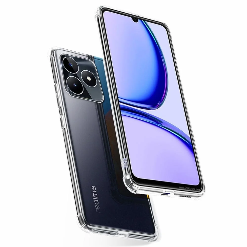 DL3 Mobilak Clear Protective Case for OPPO realme C53 / OPPO realme Narzo N53 - Clear