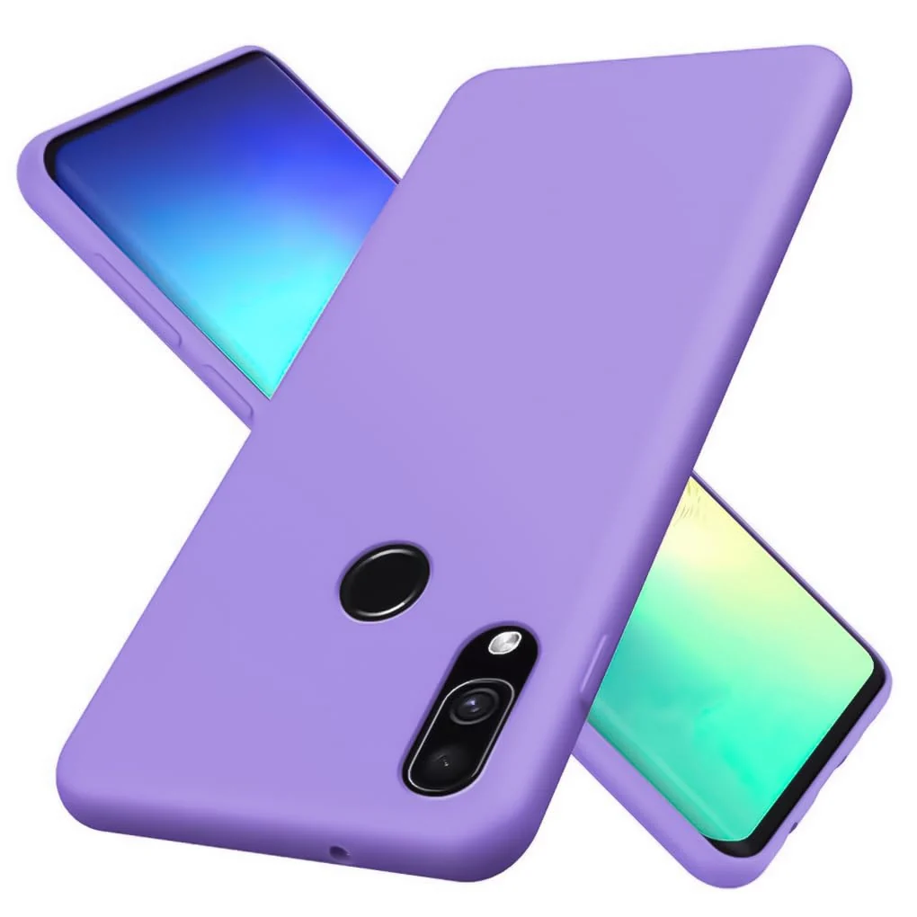 DL3 Mobilak Silicone Protective Case for Huawei nova 3i, Shock-absorbing protection, Scratch-resistant surface, Soft microfiber lining - Light Purple